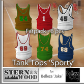 {JS} Bellaza Jake Tank Top 'Sporty21' - Fat Pack