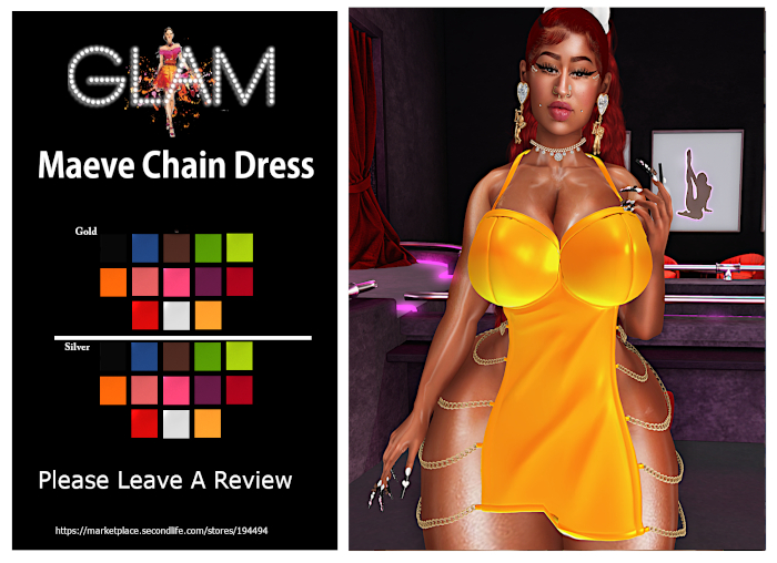 ***Maeve Chain Dress (Fatpack)***