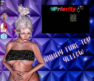 Priority - Bunny Tube Top (Yellow)
