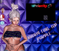 Priority - Bunny Tube Top (Purple)