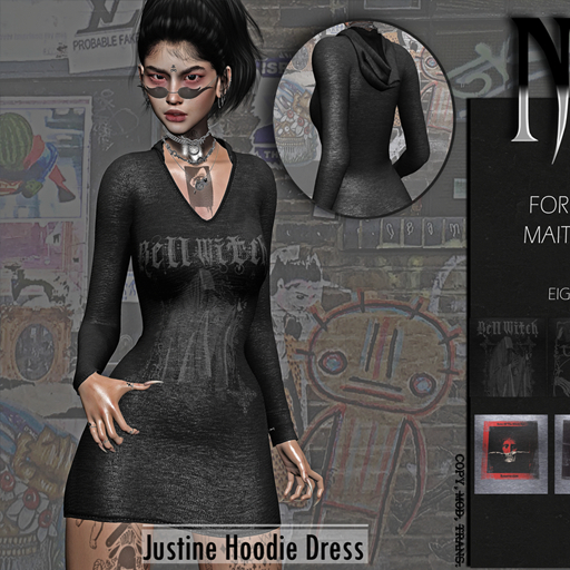 NUMB -Justine Hoodie Dress  - Fatpack