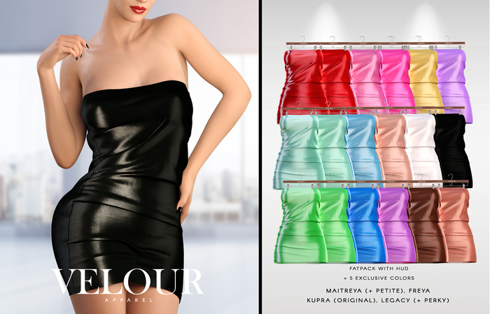 VELOUR APPAREL: "Suzane" Dress (FATPACK)