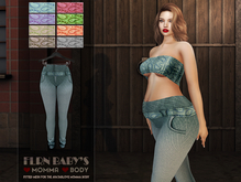 [FLRN DESIGN] - Mila High Waist Jeans SoftBlue