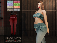 [FLRN DESIGN] - Mila High Waist Jeans Red