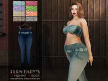 [FLRN DESIGN] - Mila High Waist Jeans DarkBlue