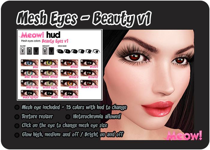 {Meow!} FullPack Mesh Eyes - Beauty
