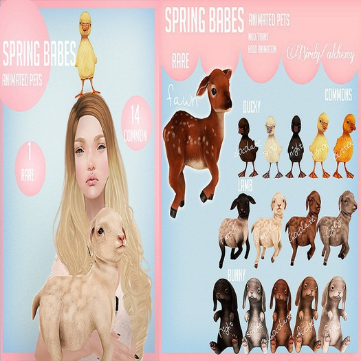 Birdy/Alchemy - Spring Babes - Fawn RARE
