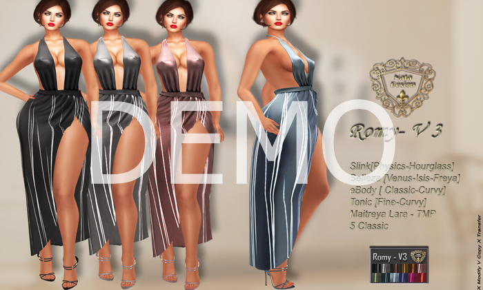 DEMO - Nala Design - Romy Gown -  Mesh Bodies