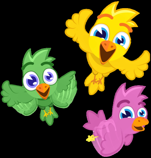 Social Texture - Birds Blink Texture