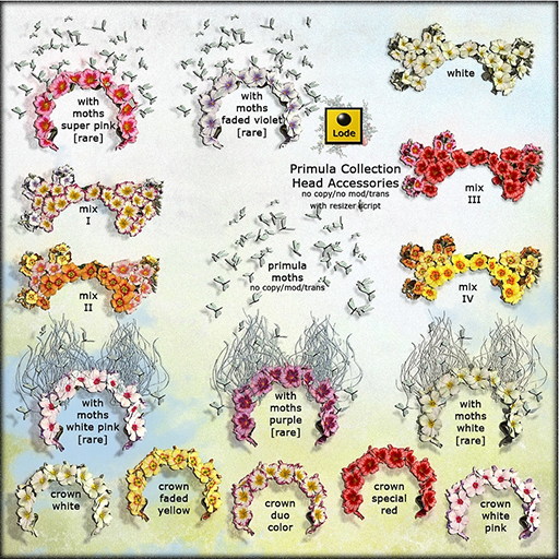 *LODE* Head Accessory - Primula [white]