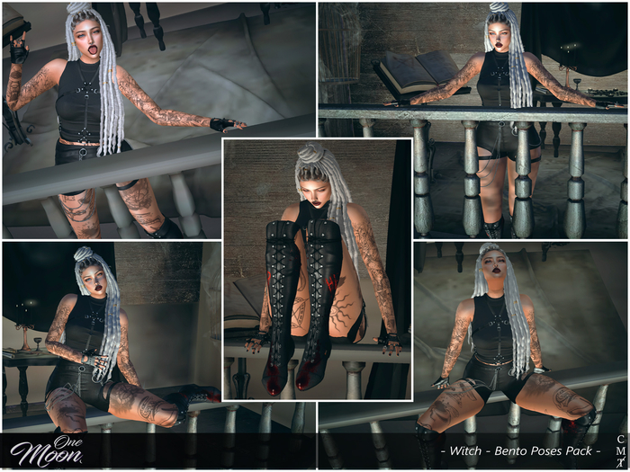 .::One Moon::. Witch - Bento Poses Pack
