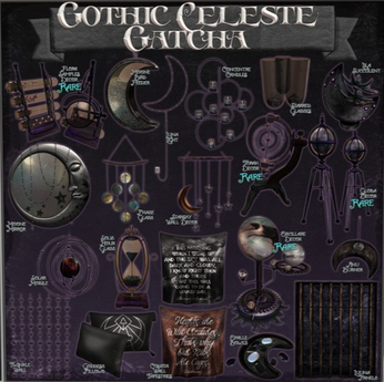 Second Life Marketplace - :[P]:- Starry Skies + Goth.Celeste:// Goddess