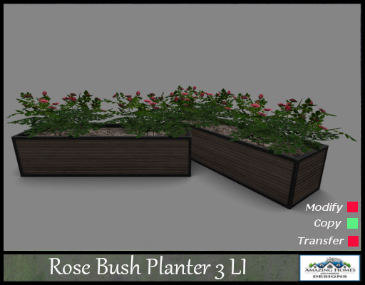!AH Rose Bush Planter