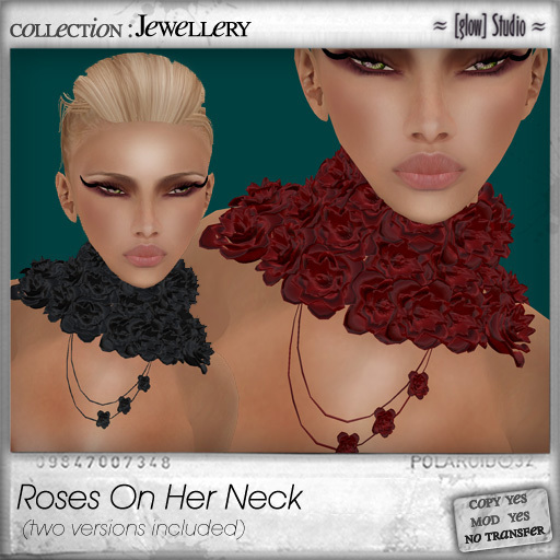 [ glow ] studio Roses on her neck R&B