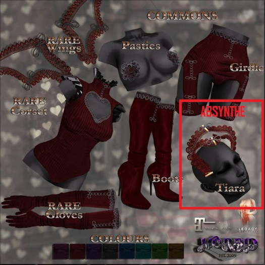 MORBID Amore Tiara - Onyx - COMMON