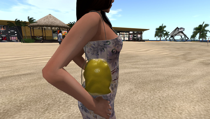 Designer Golden Handbag