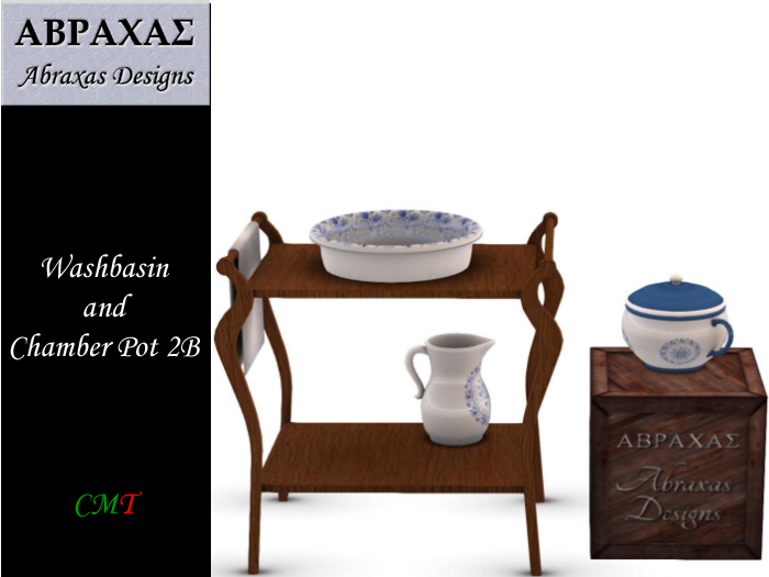Washbasin and Chamber Pot 2b