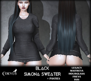 Corvus : Black Simona Sweater