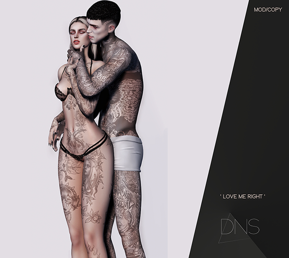 DNS - ' LOVE ME RIGHT ' COUPLES POSE