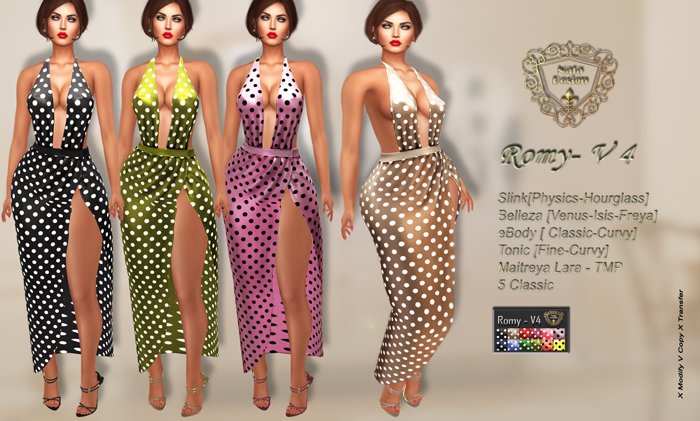 Nala Design - Romy Gown V4 -  Mesh Bodies