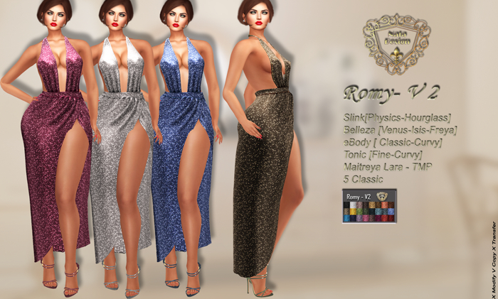 Nala Design - Romy Gown V2 -  Mesh Bodies