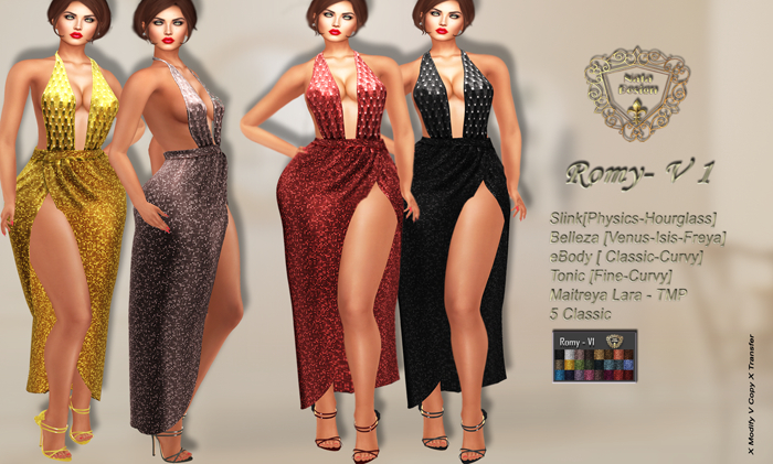 Nala Design - Romy Gown V1 -  Mesh Bodies