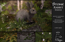 Stone Rabbit Statue