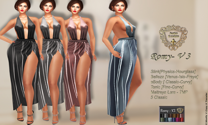 Nala Design - Romy Gown V3 -  Mesh Bodies