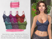 [COSMOS] Patricia Mini Top Plaids / 6 Colors Fatpack Demo