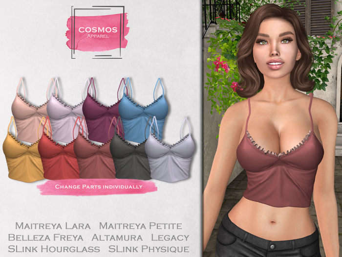 [COSMOS] Patricia Mini Top Satin / 9 Colors Fatpack Demo