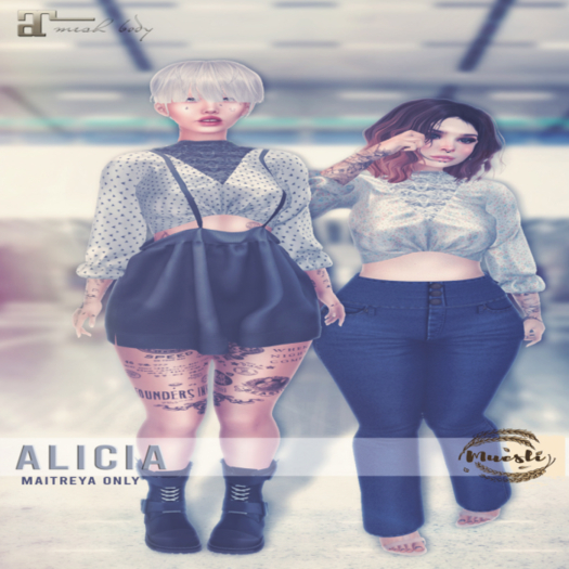 Muesli - Alicia Blouse & Jumper -Latte Set - add