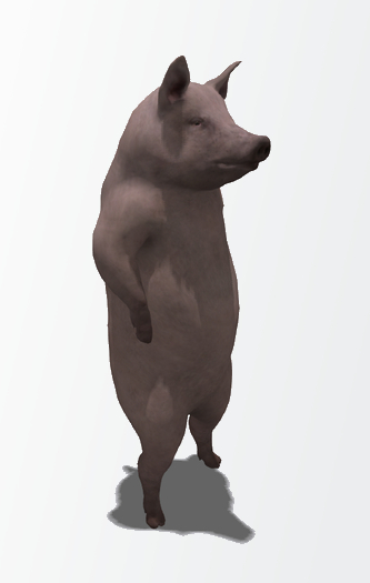 Mesh Mr Pig Avatar