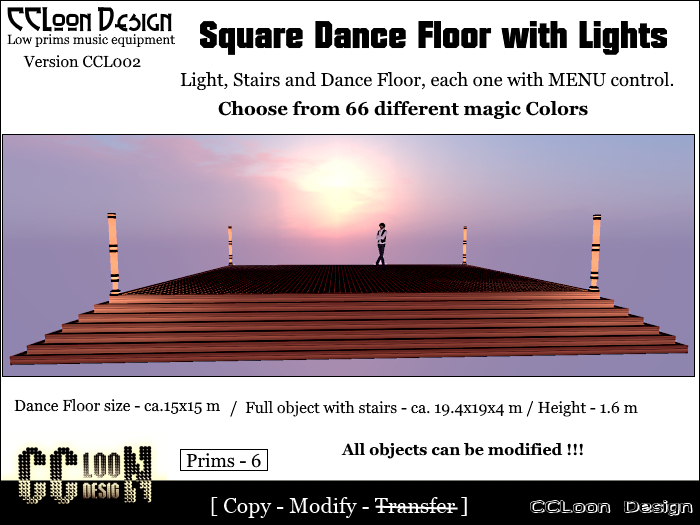 CCL Design Dance Floor with Light MENU CCL002 BOXED