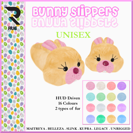 :: RUE :: Bunny Slippers FATPACK