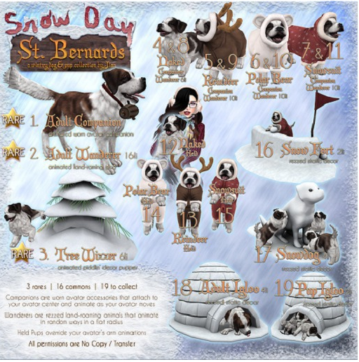 JIAN Snowday St.Bernards 3. Tree Wizzer BOX RARE
