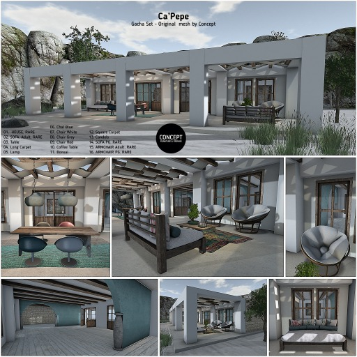 Concept} *08. Ca'Pepe. Chair Grey