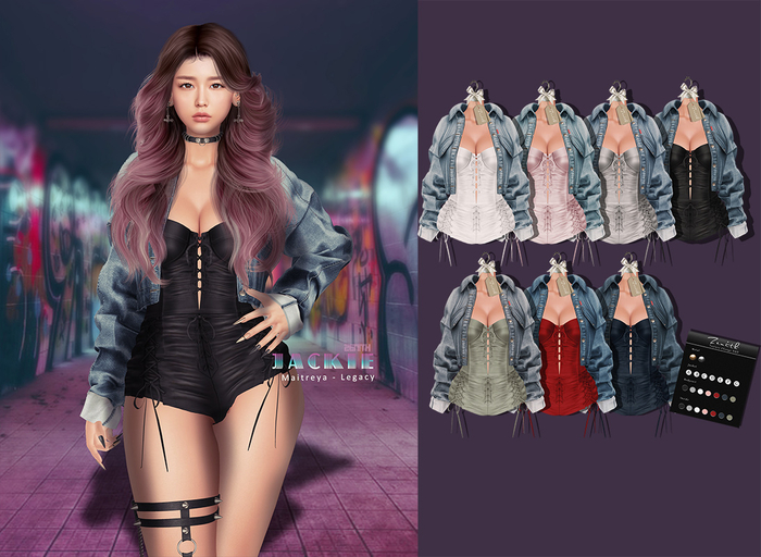 =Zenith=Jackie Denim Jacket (ALL) Maitreya / Legacy