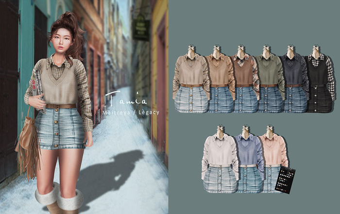 =Zenith=Tamia Dress (ALL) Maitreya/Legacy