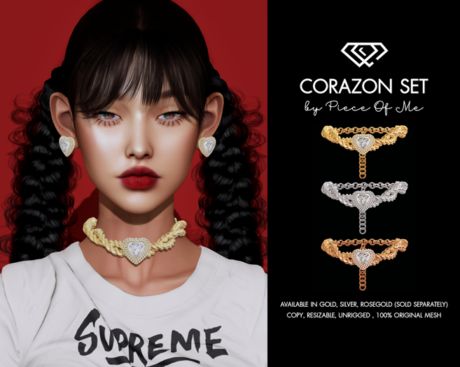 [POM] Corazon Necklace (Fatpack)