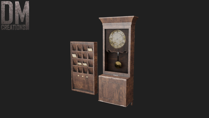 Grandfather Clock Output Full Perm Mesh