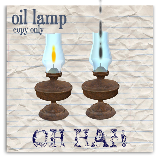 Oh Hai! Oil Lamp (BOXED)