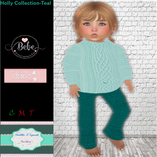 Holly Collection-Teal