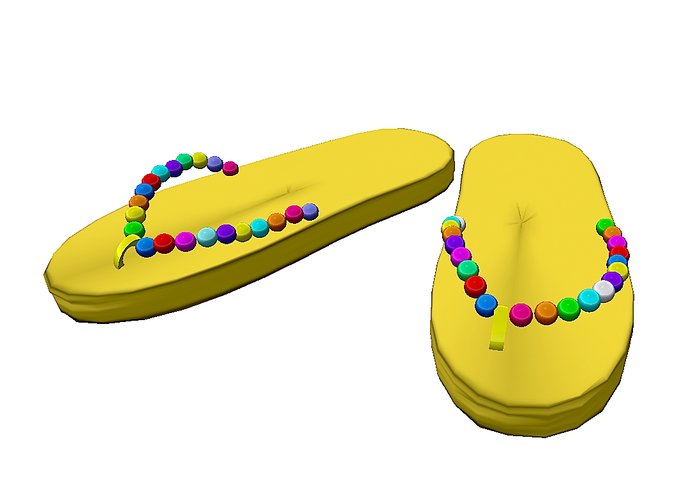*NJoy* Da beaded flipflops