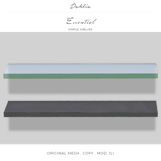 Dahlia - Essential - Simple Shelves - Retail/ Display