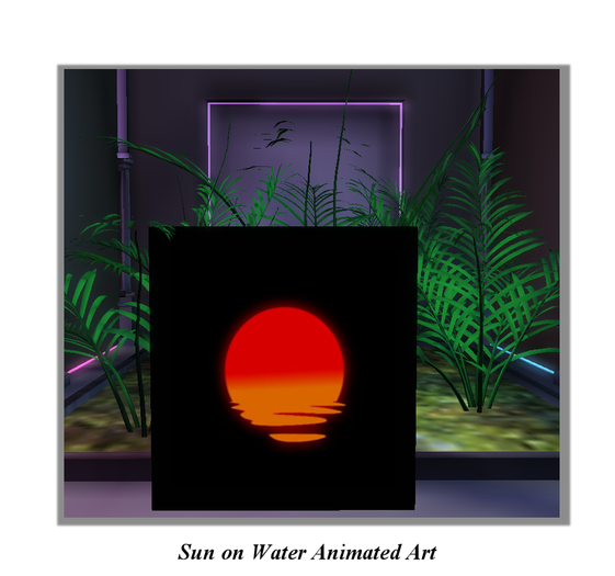 Sun on WAter Animated  Gif-full perm gif texture