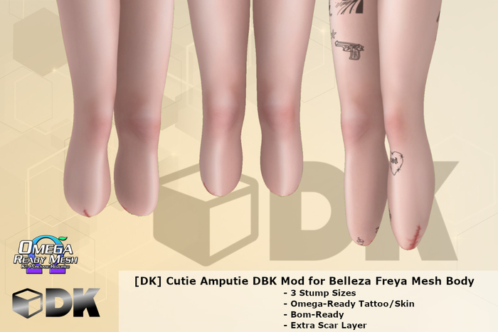 [DK] Cutie Amputie DBK Mod for Freya