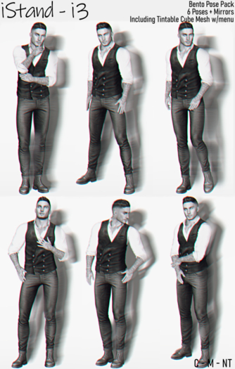 [piXit] iStand - i3 - Pose Pack - M