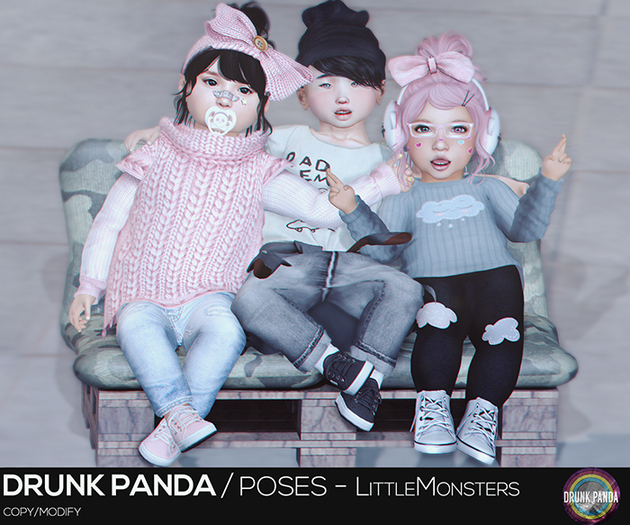 Drunk Panda - LittleMonsters