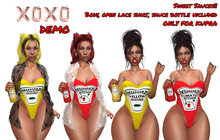 XOXO Body Sweet Sauces and open lace shirt ONLY FOR KUPRA DEM0