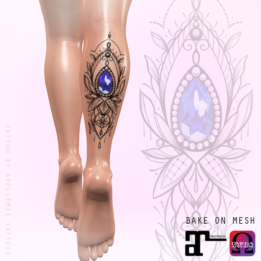 APOLLEMIS Tattoos - Crystal Ornaments [calves]